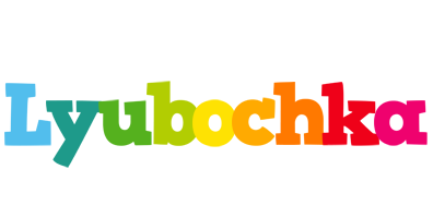 Lyubochka rainbows logo