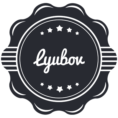 Lyubov badge logo