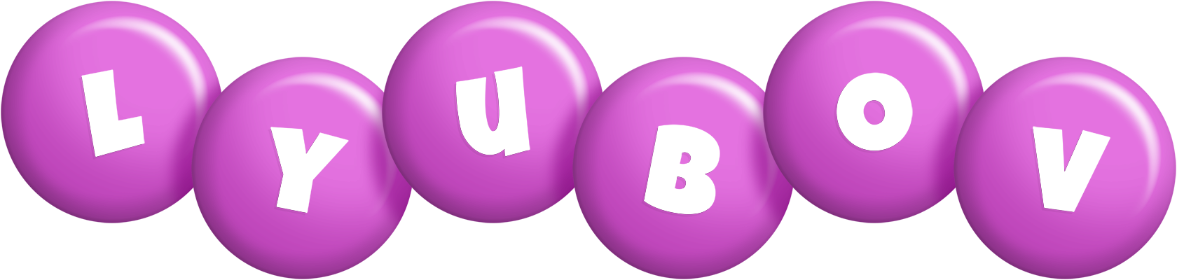 Lyubov candy-purple logo