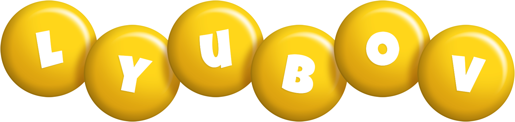 Lyubov candy-yellow logo