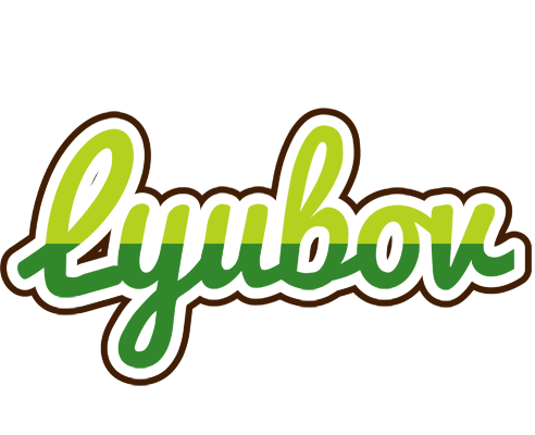 Lyubov golfing logo