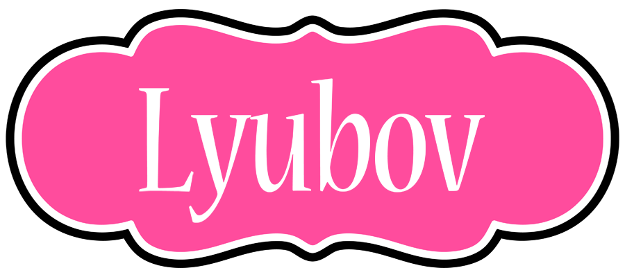 Lyubov invitation logo
