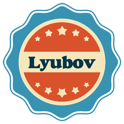 Lyubov labels logo