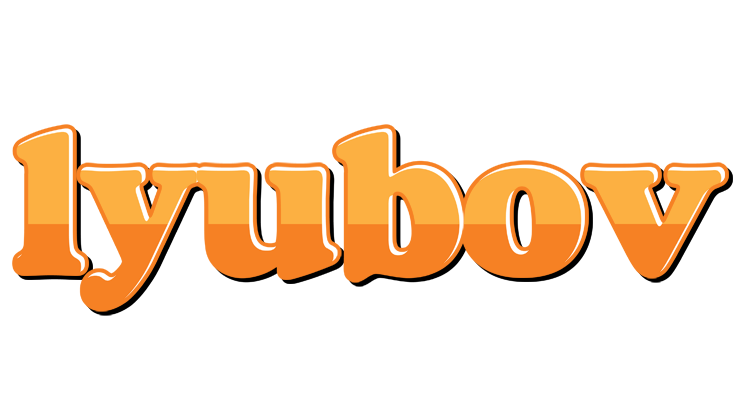Lyubov orange logo