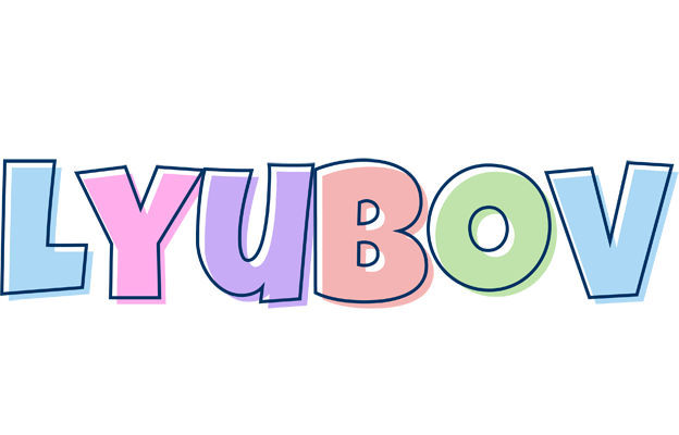 Lyubov pastel logo