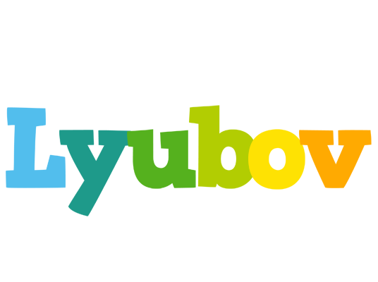 Lyubov rainbows logo