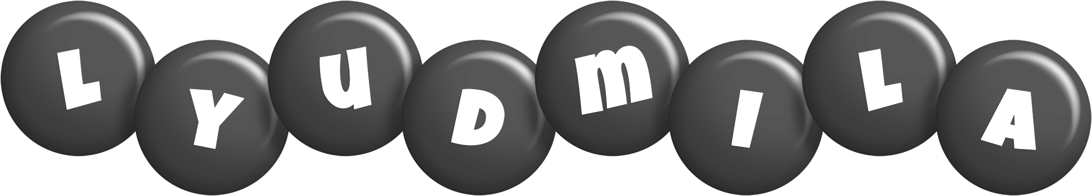 Lyudmila candy-black logo