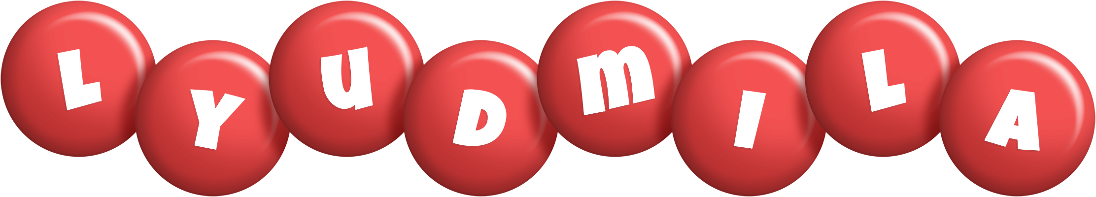 Lyudmila candy-red logo