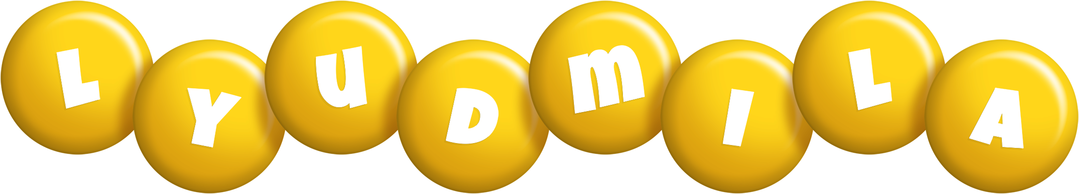 Lyudmila candy-yellow logo