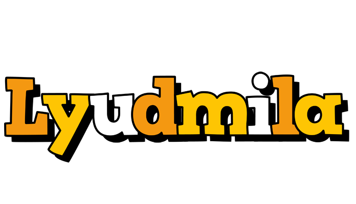 Lyudmila cartoon logo