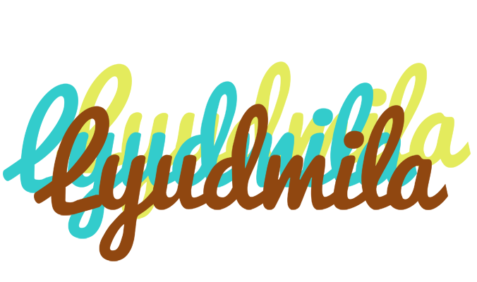Lyudmila cupcake logo