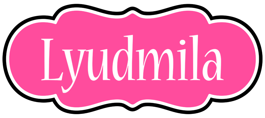 Lyudmila invitation logo