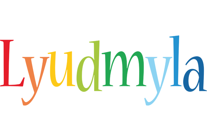 Lyudmyla birthday logo