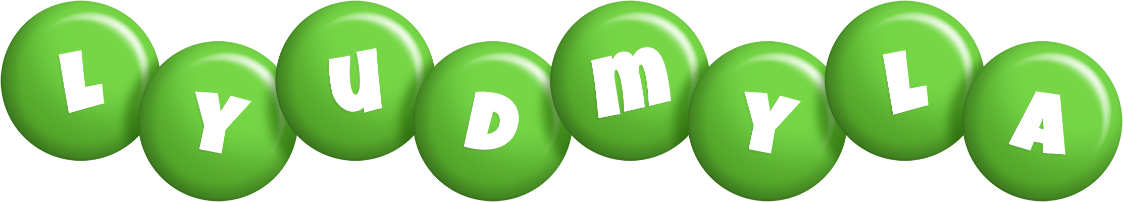 Lyudmyla candy-green logo