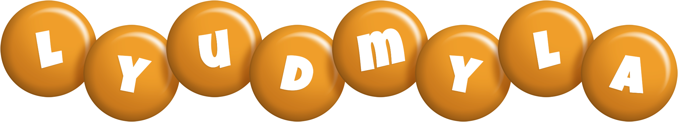 Lyudmyla candy-orange logo