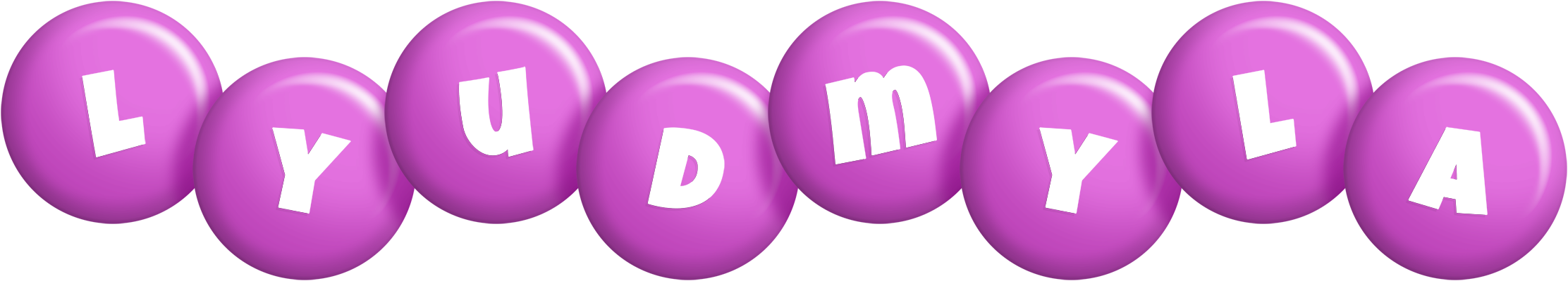Lyudmyla candy-purple logo