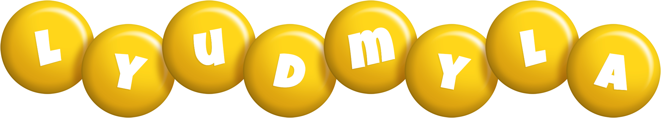Lyudmyla candy-yellow logo