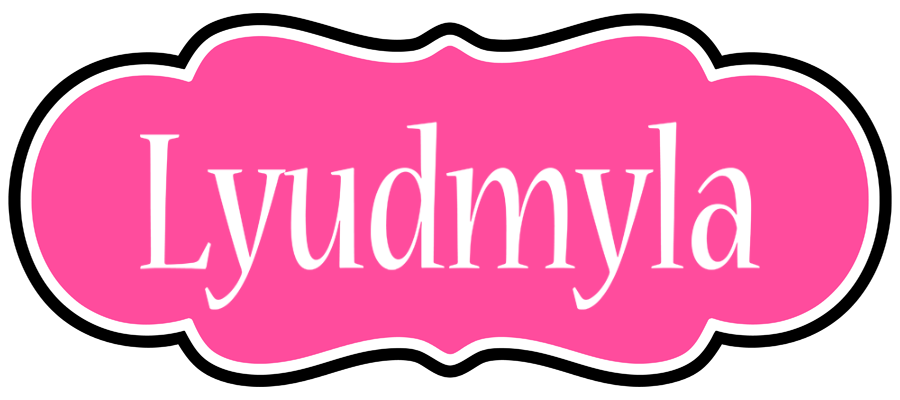Lyudmyla invitation logo