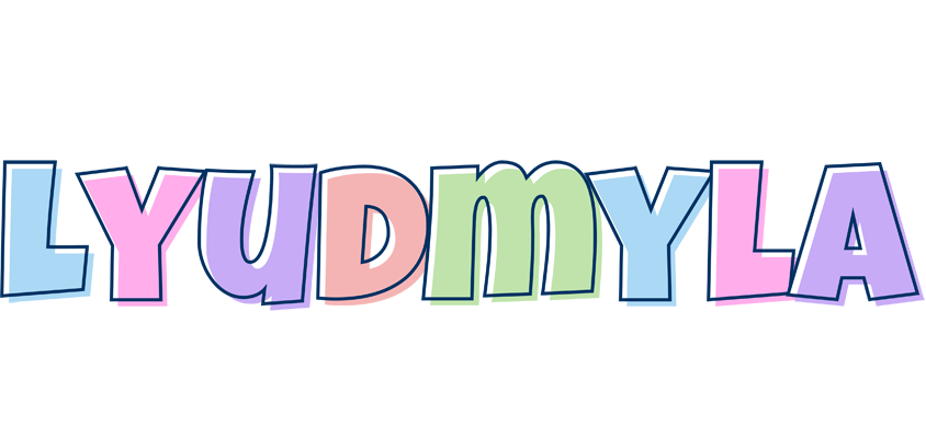 Lyudmyla pastel logo