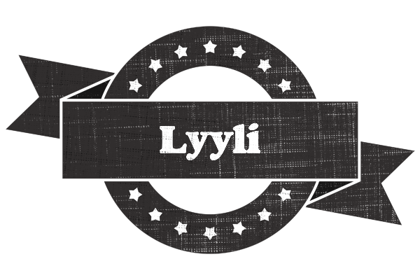 Lyyli grunge logo