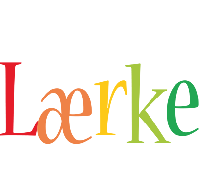 Lærke birthday logo