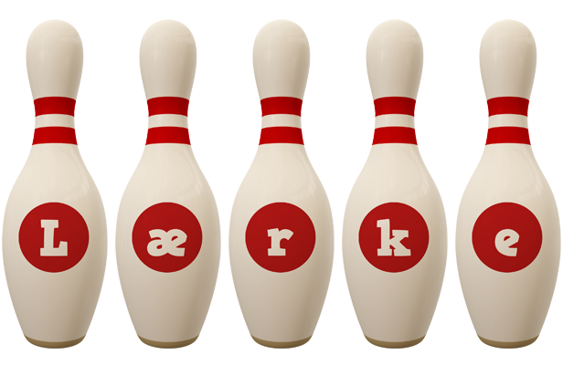Lærke bowling-pin logo