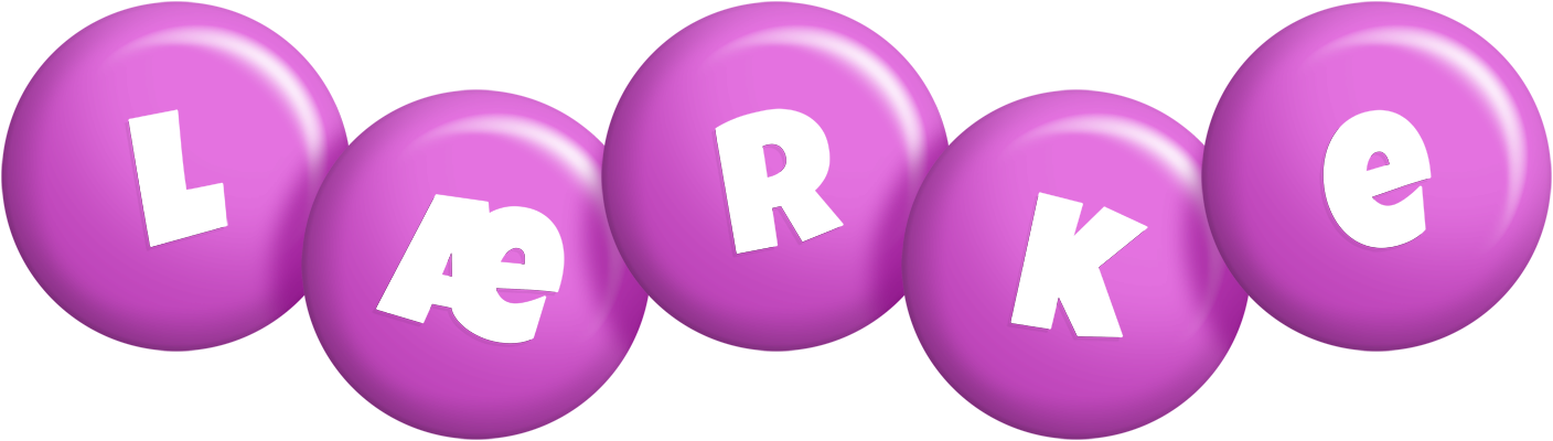Lærke candy-purple logo