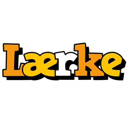 Lærke cartoon logo