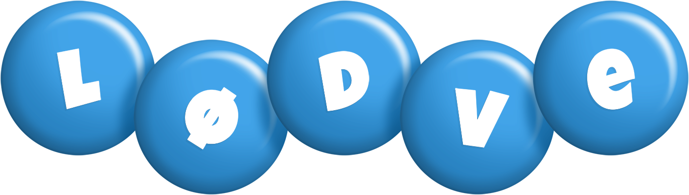 Lødve candy-blue logo