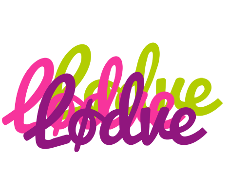 Lødve flowers logo