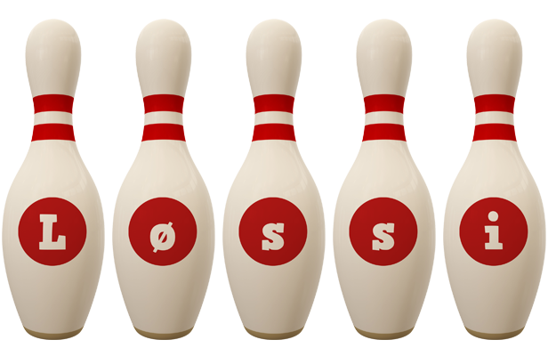 Løssi bowling-pin logo