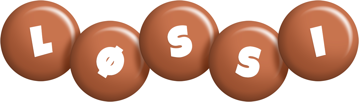 Løssi candy-brown logo