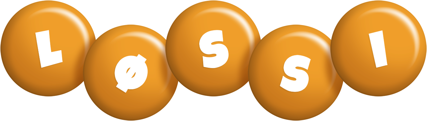 Løssi candy-orange logo