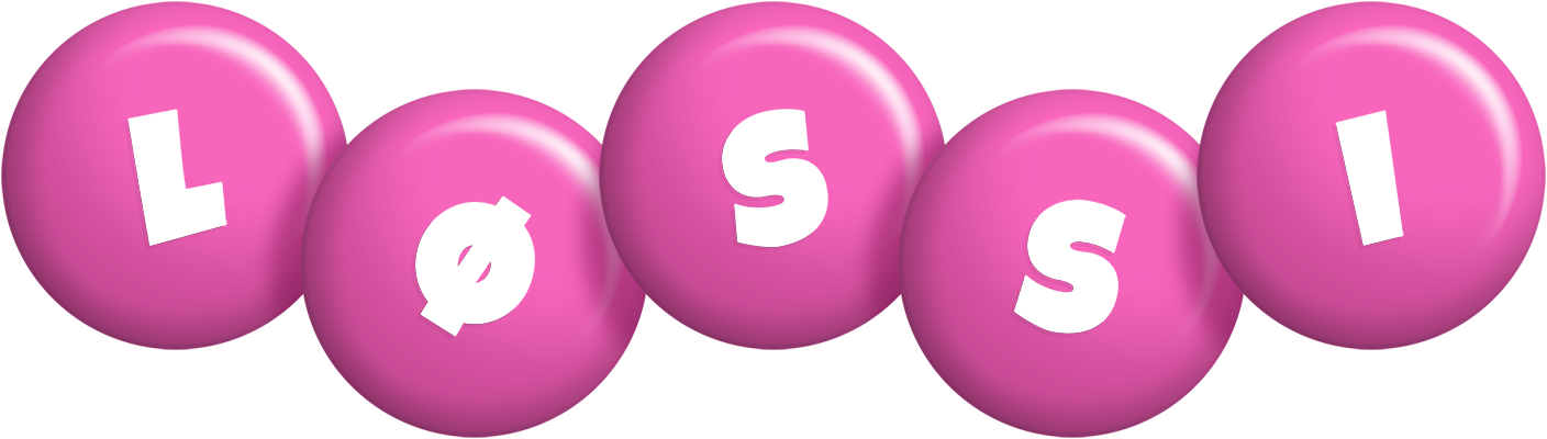 Løssi candy-pink logo