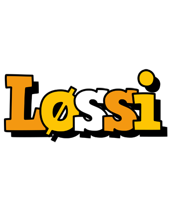Løssi cartoon logo