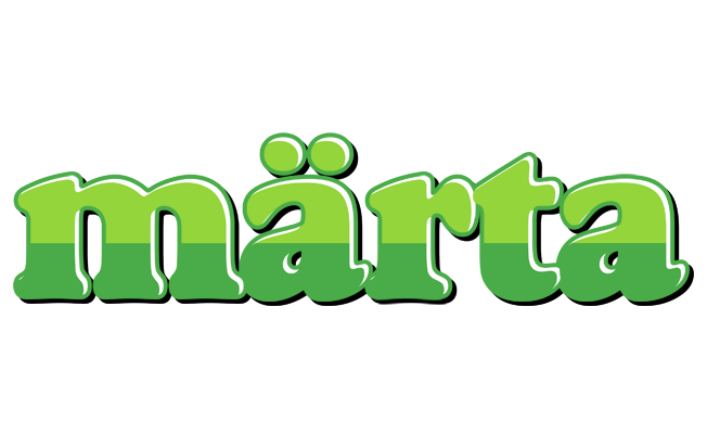 Märta apple logo