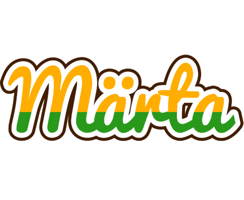 Märta banana logo