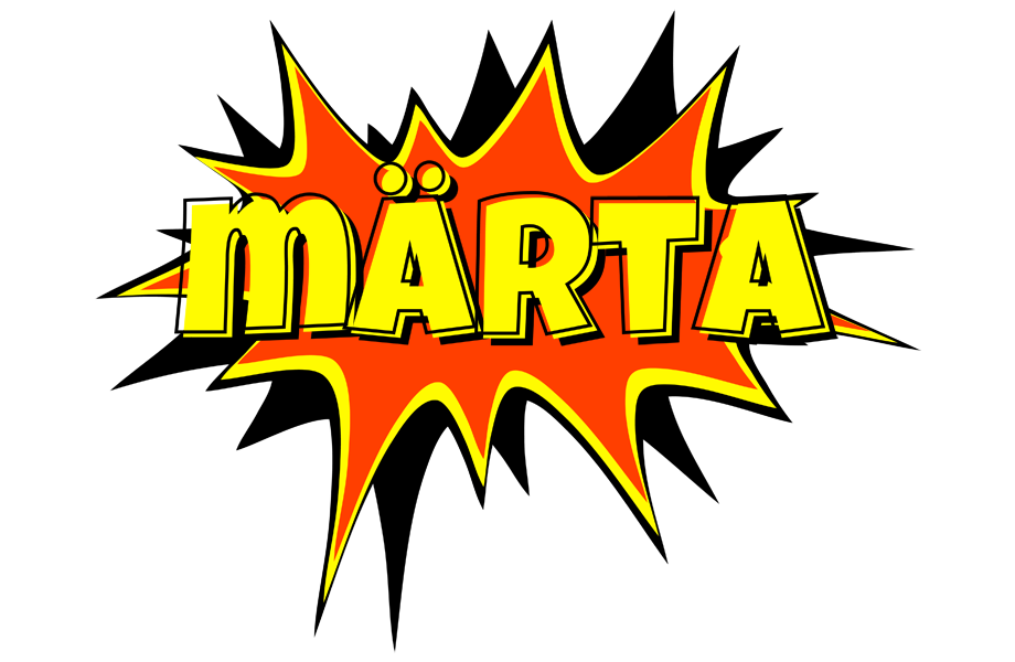 Märta bazinga logo
