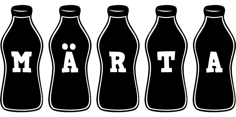Märta bottle logo