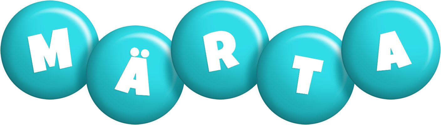 Märta candy-azur logo