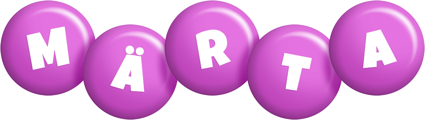 Märta candy-purple logo