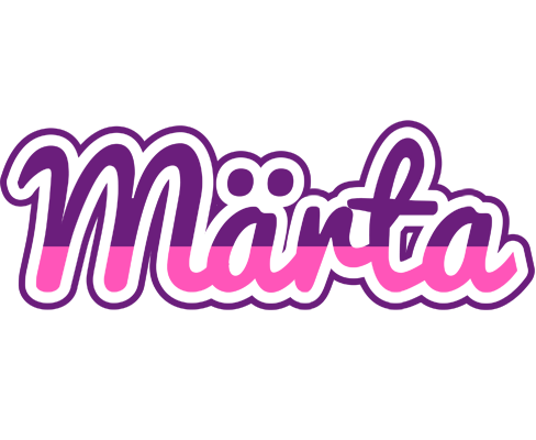 Märta cheerful logo