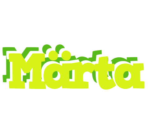 Märta citrus logo