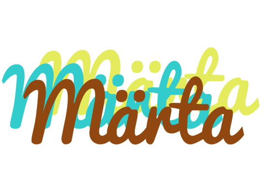 Märta cupcake logo