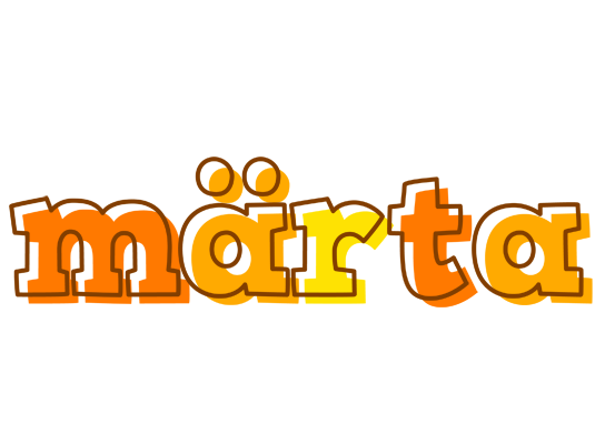 Märta desert logo