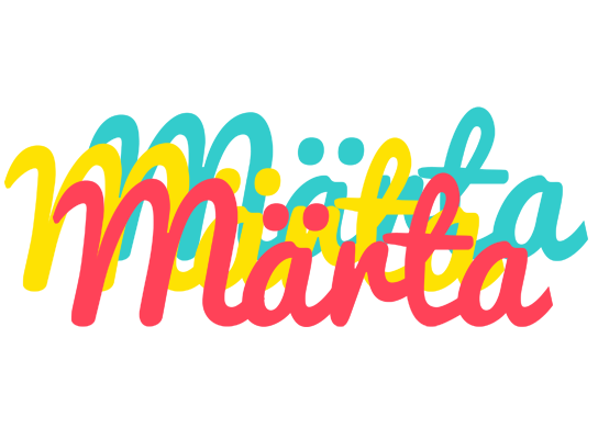 Märta disco logo