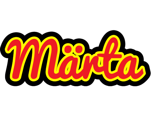 Märta fireman logo