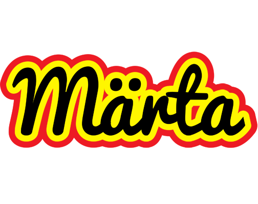 Märta flaming logo