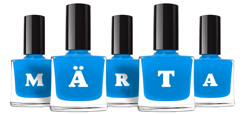 Märta glossy logo