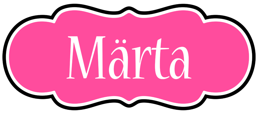 Märta invitation logo